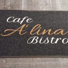 TH-1031 Cafe ve Restaurant için Logolu Paspas