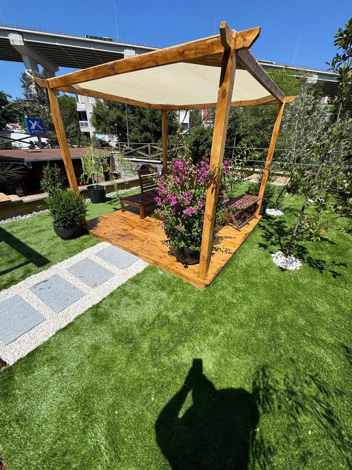 TH-1082 40mm Yeşil Otlu Çim Halı - Görsel 5