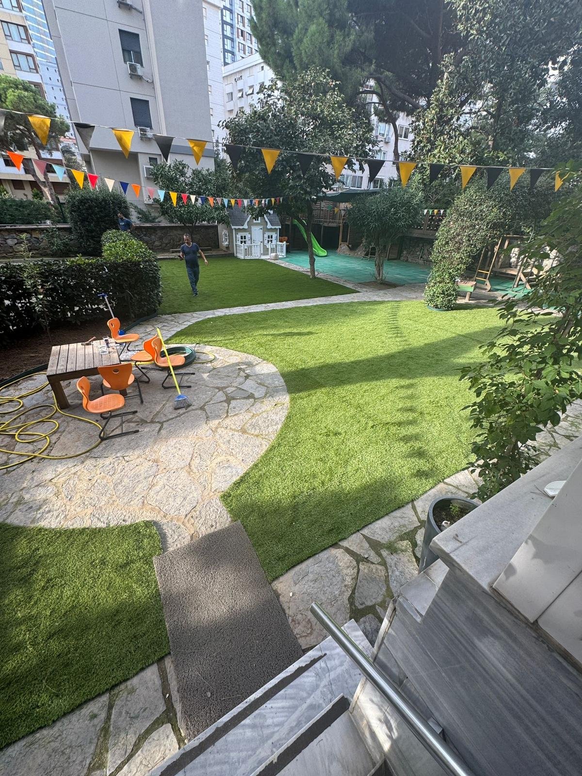 TH-1082 40mm Yeşil Otlu Çim Halı - Görsel 4