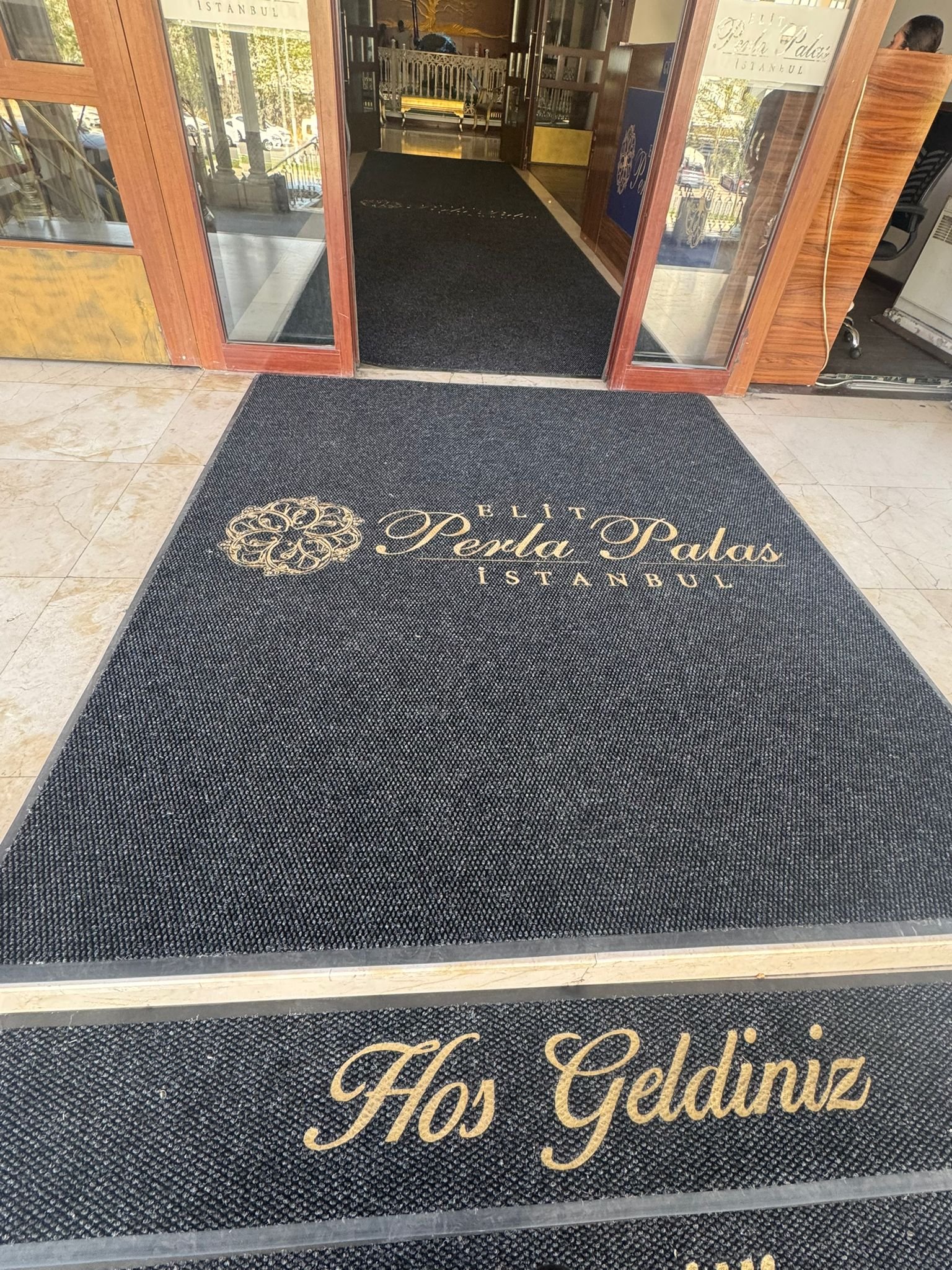 TH-1101 Oteller ve Rezidanslar için Nakışlı Logolu Paspas